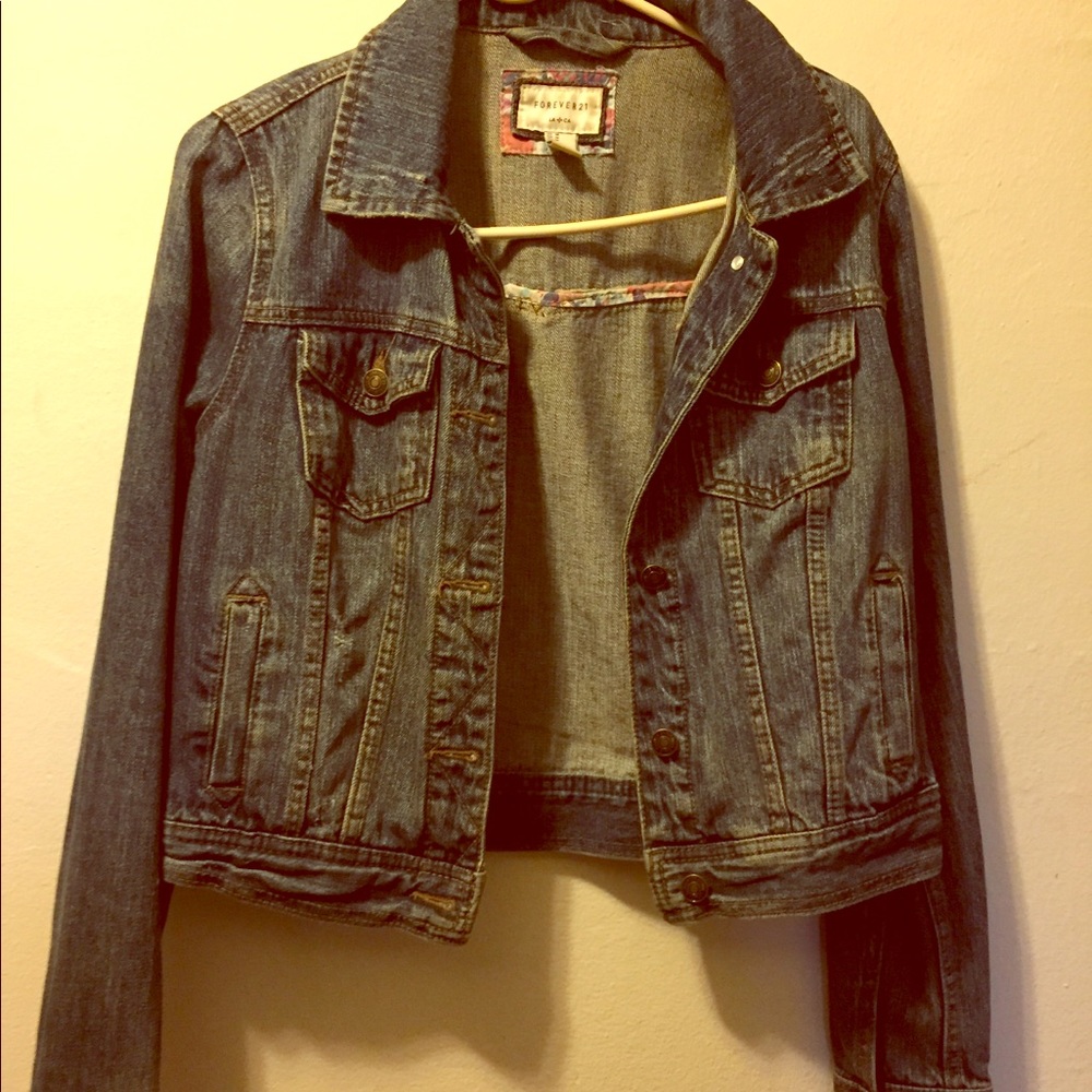 Denim jacket size M